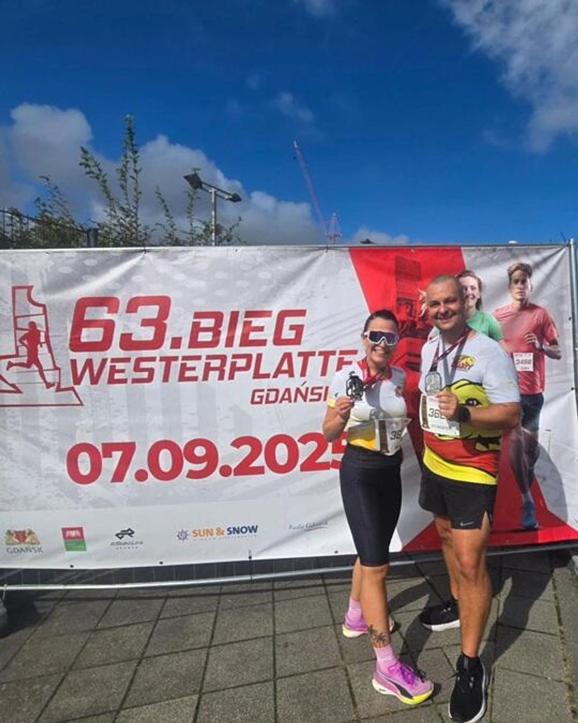 Charty biegały na Westerplatte