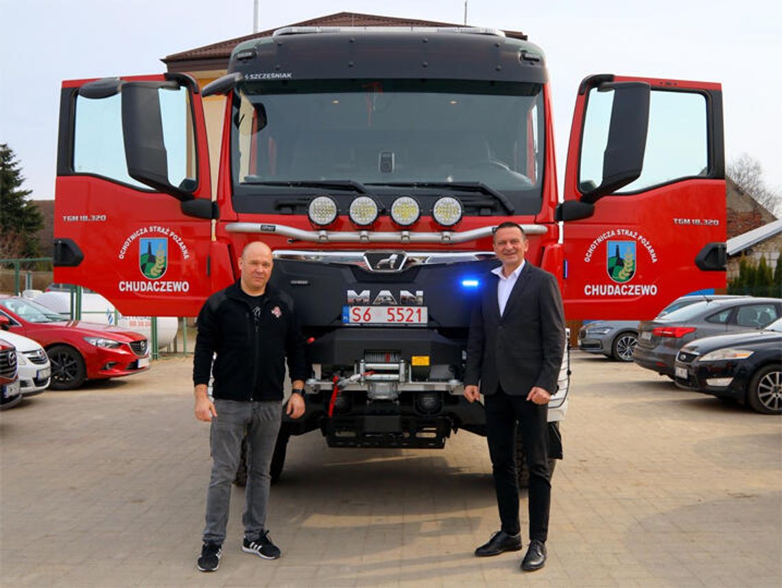 Chudaczewo: Nowy wóz ratowniczo-gaśniczy dla OSP Chudaczewo Chudaczewo: Nowy wóz ratowniczo-gaśniczy dla OSP Chudaczewo