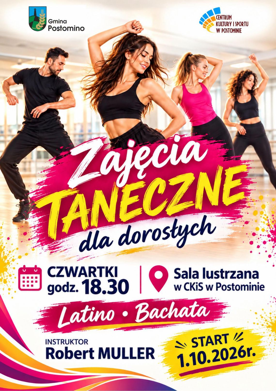 CKiS w Postominie ogłasza nowy nabór na zajęcia popołudniowe dla dzieci, młodzieży i dorosłych CKiS w Postominie ogłasza nowy nabór na zajęcia popołudniowe dla dzieci, młodzieży i dorosłych