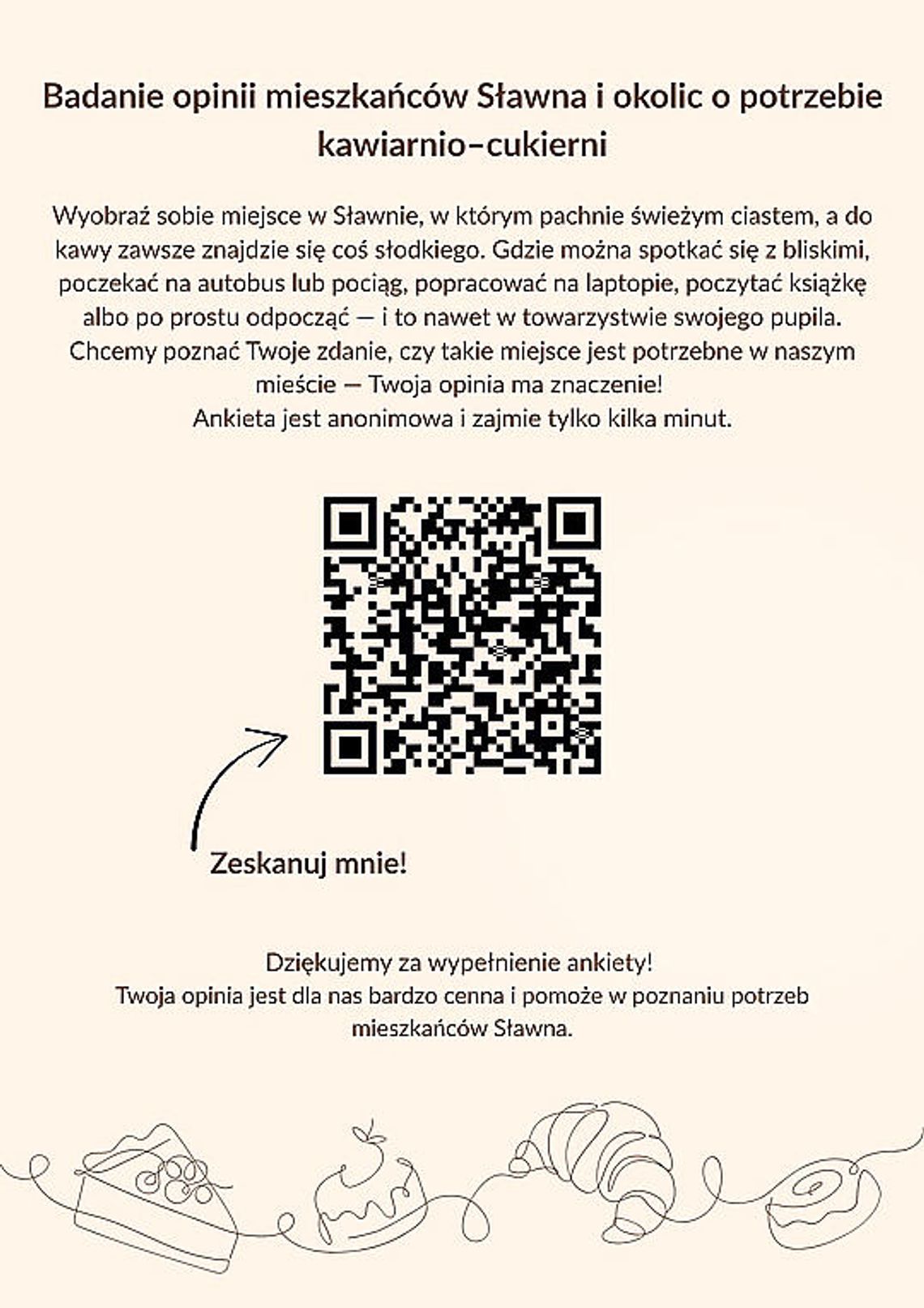 Czy chcemy kawiarnio-cukierni w Sławnie?