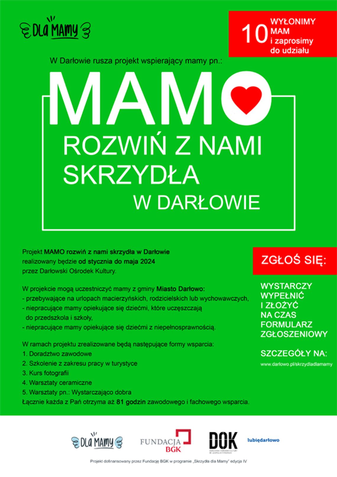 Darłowo: MAMO rozwiń z nami skrzydła