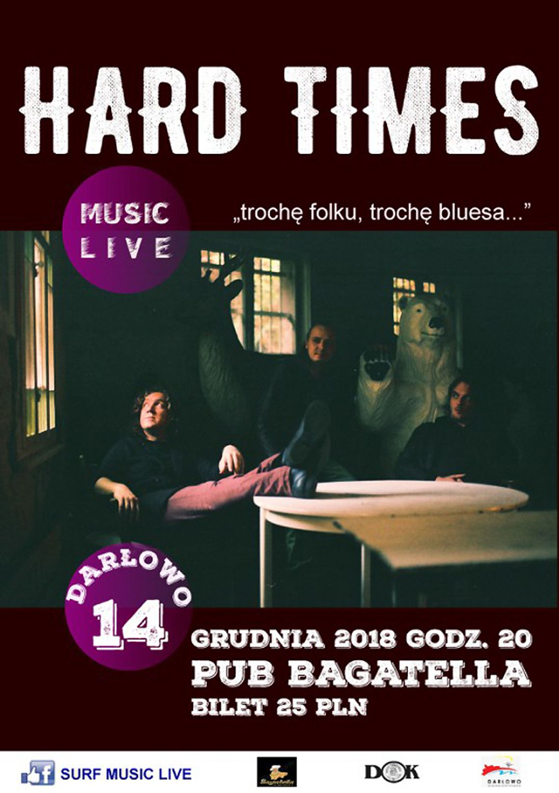 Darłowo: Music Live z Hard Times Trio