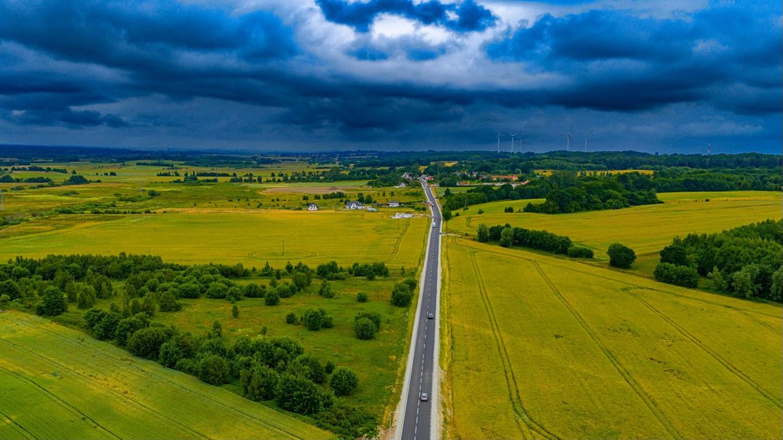 Darłowo- Postomino : Nowa droga prawie gotowa