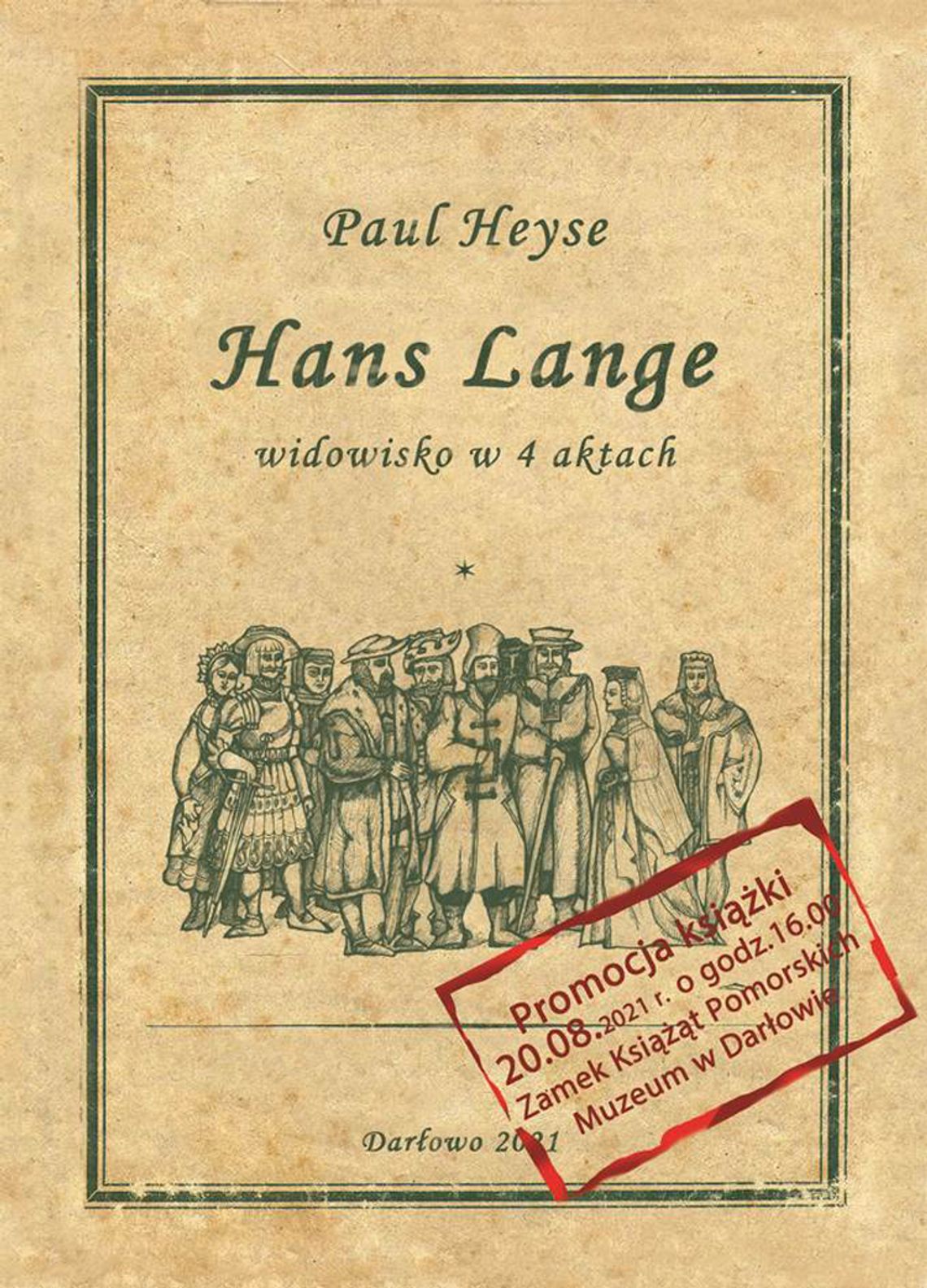 Darłowo: przyjdź na promocję książki o Hansie Lange w tłumaczeniu Brygidy Jerzewskiej