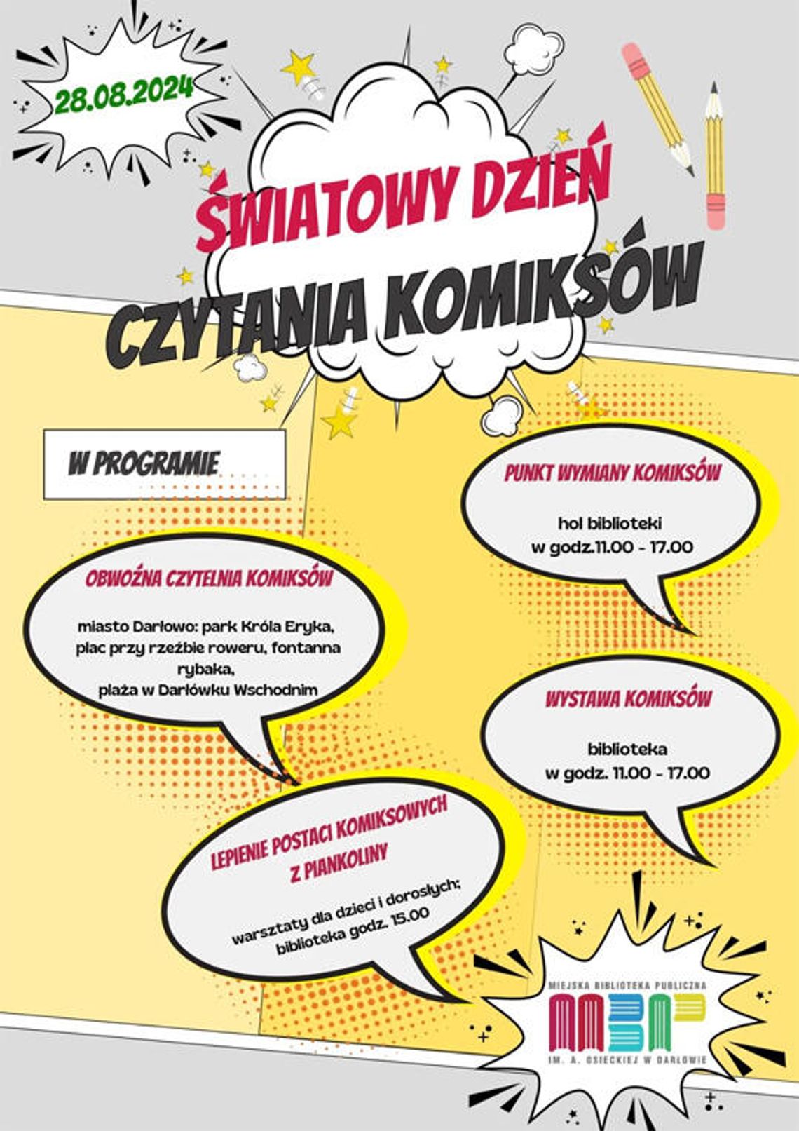 Darłowo: Światowy Dzień Czytania Komiksów