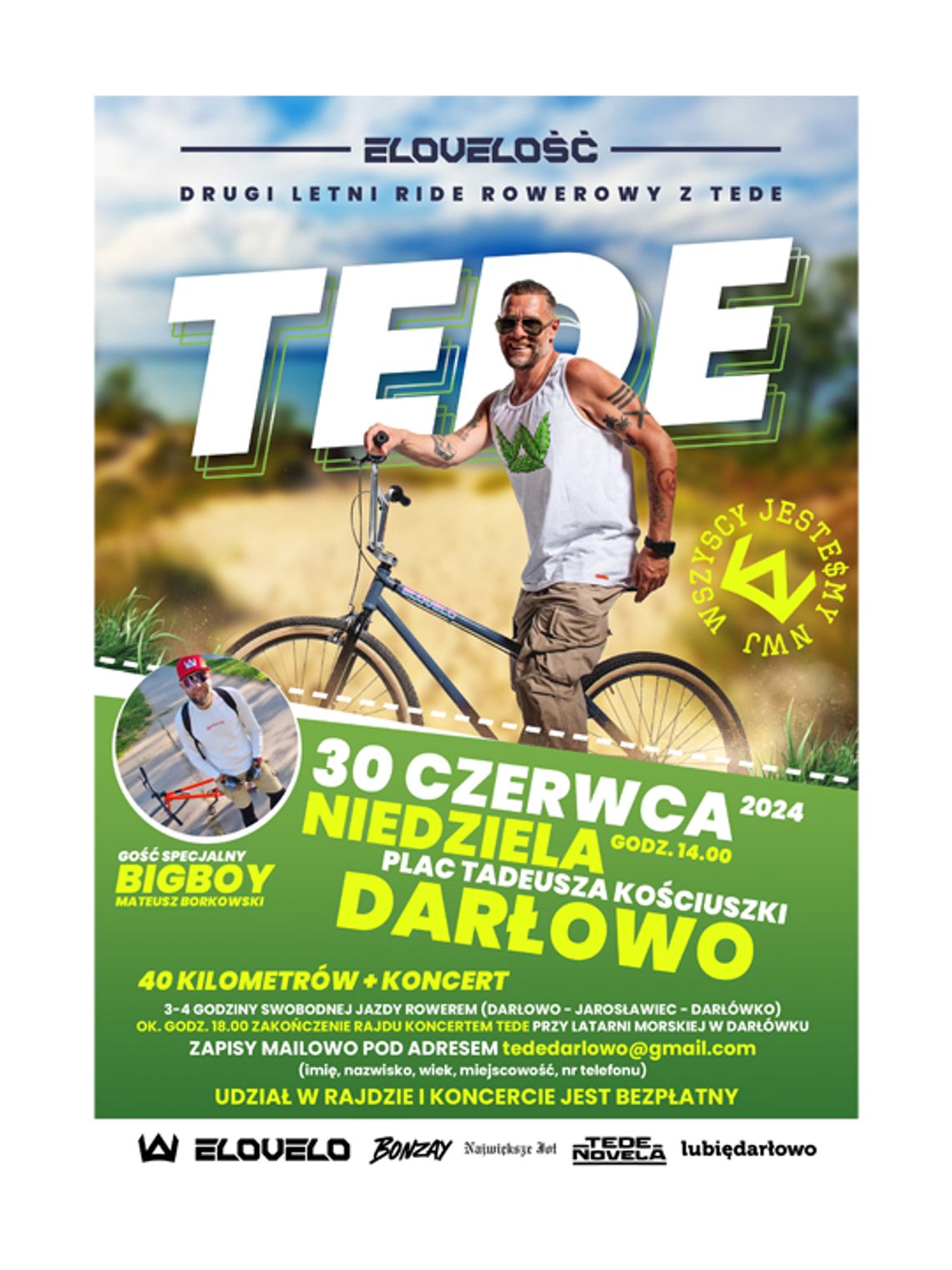 Darłowo: TEDE zaprasza na kolejny rowerowy rajd!