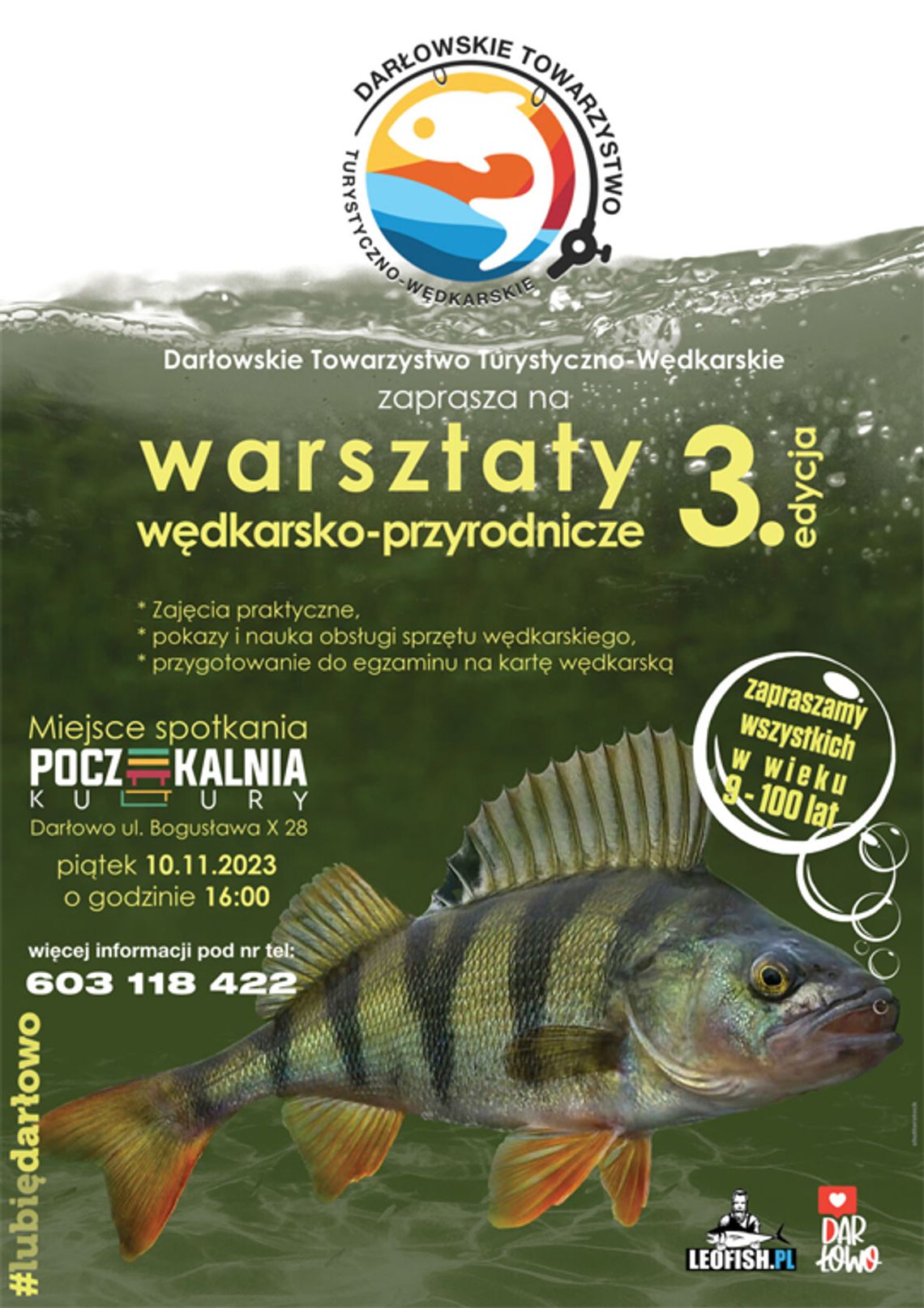 Darłowo: Warsztaty Przyrodniczo-Wędkarskie