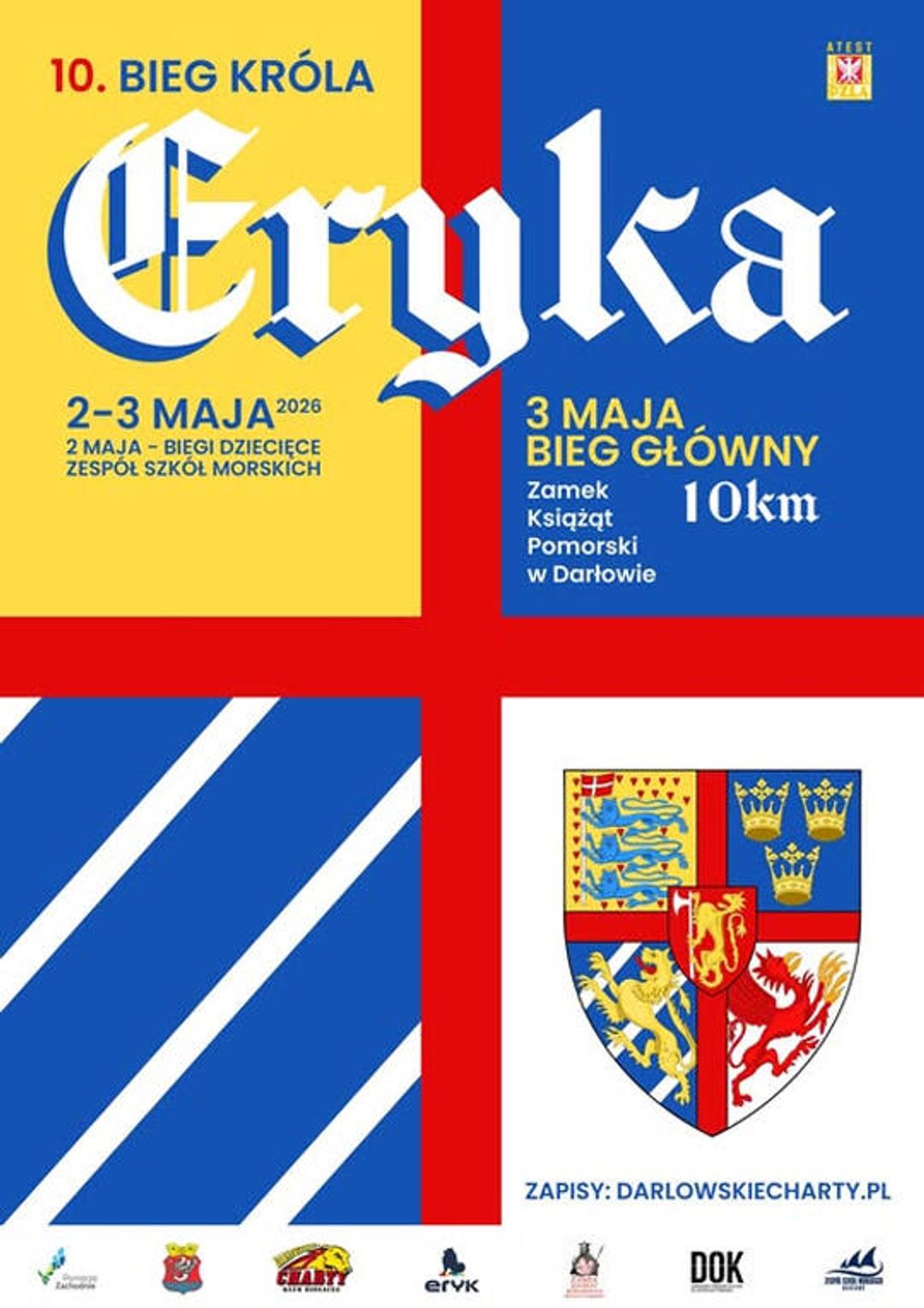 Darłowo: Wystartowały zapisy na 10. Bieg Króla Eryka Darłowo Darłowo: Wystartowały zapisy na 10. Bieg Króla Eryka Darłowo