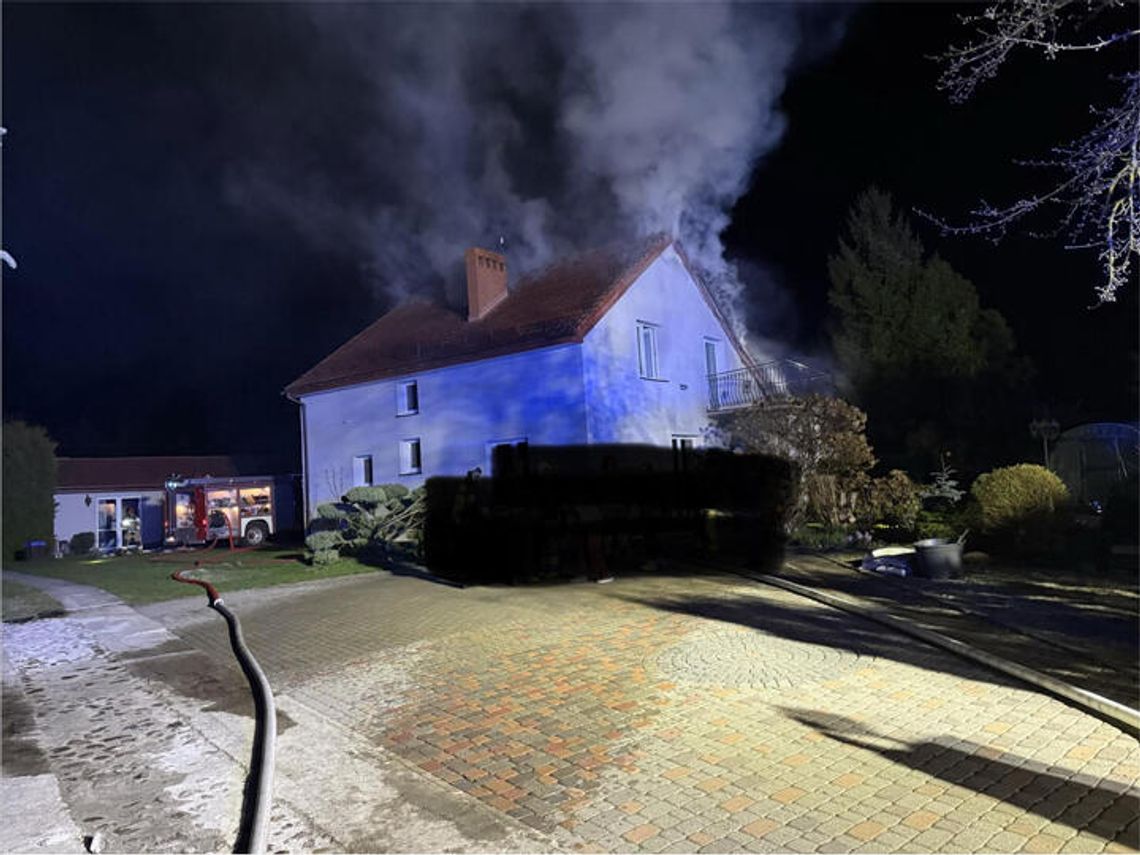 Domasławice: Pożar kotłowni w budynku mieszkalnym