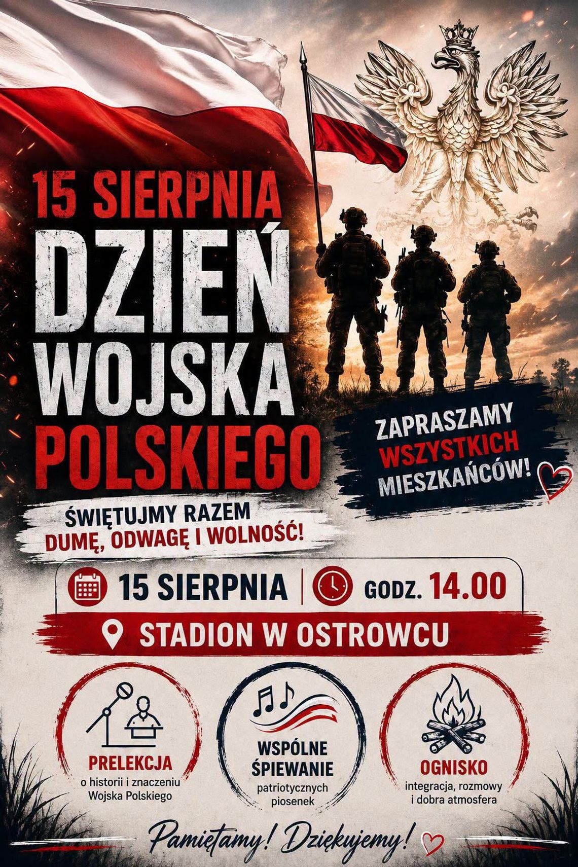 Dzień Wojska Polskiego w Ostrowcu Dzień Wojska Polskiego w Ostrowcu