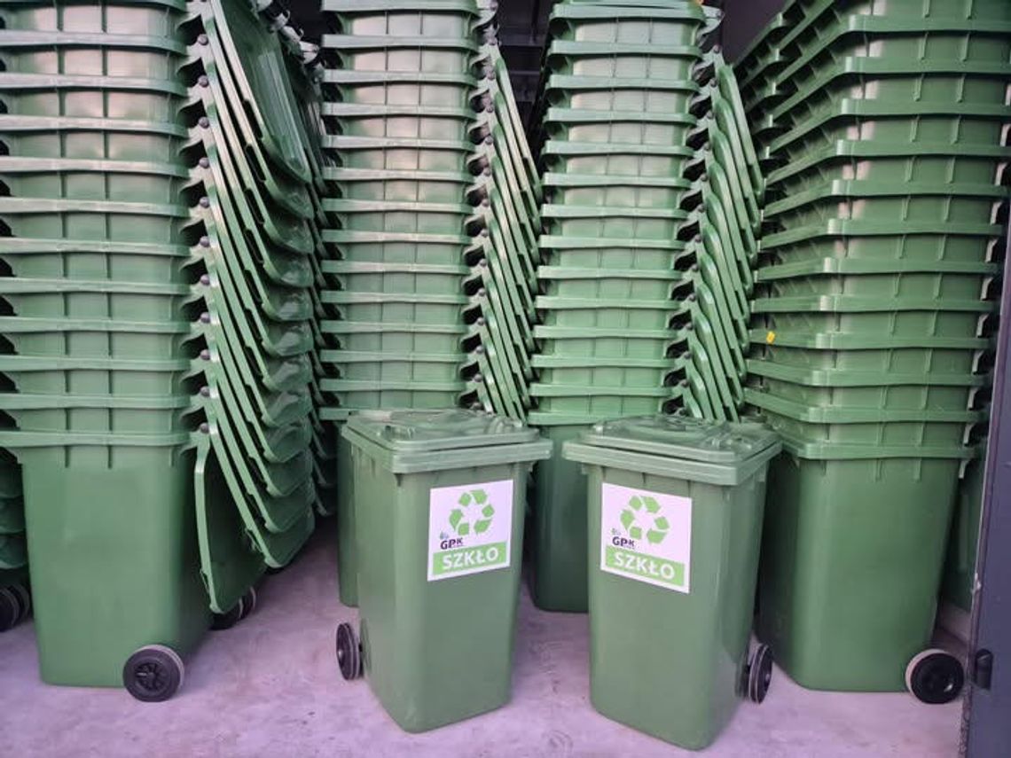 Gmina Postomino: Uwaga! Nowe Pojemniki na szkło!
