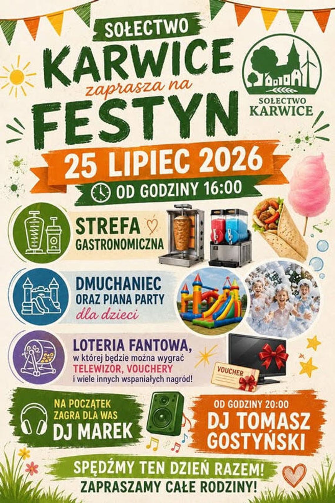 Już jutro (25.07) letni Festyn w Karwicach