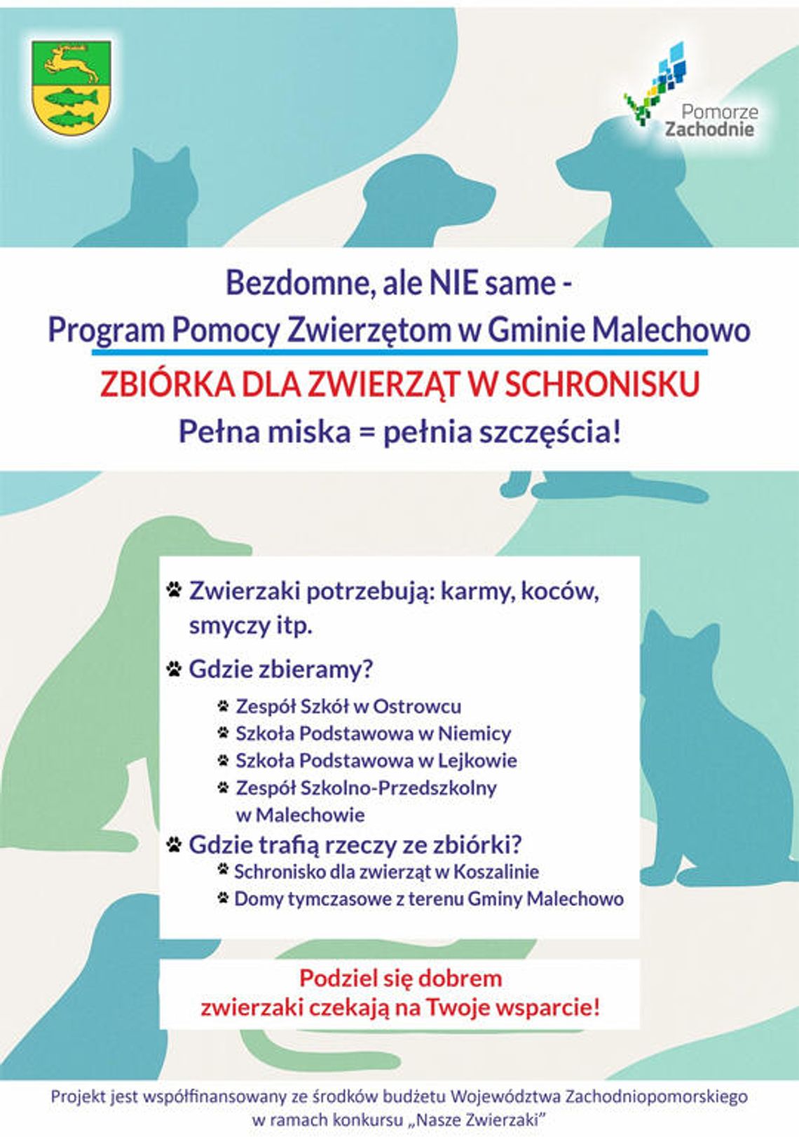 Malechowo pomaga czworonogom