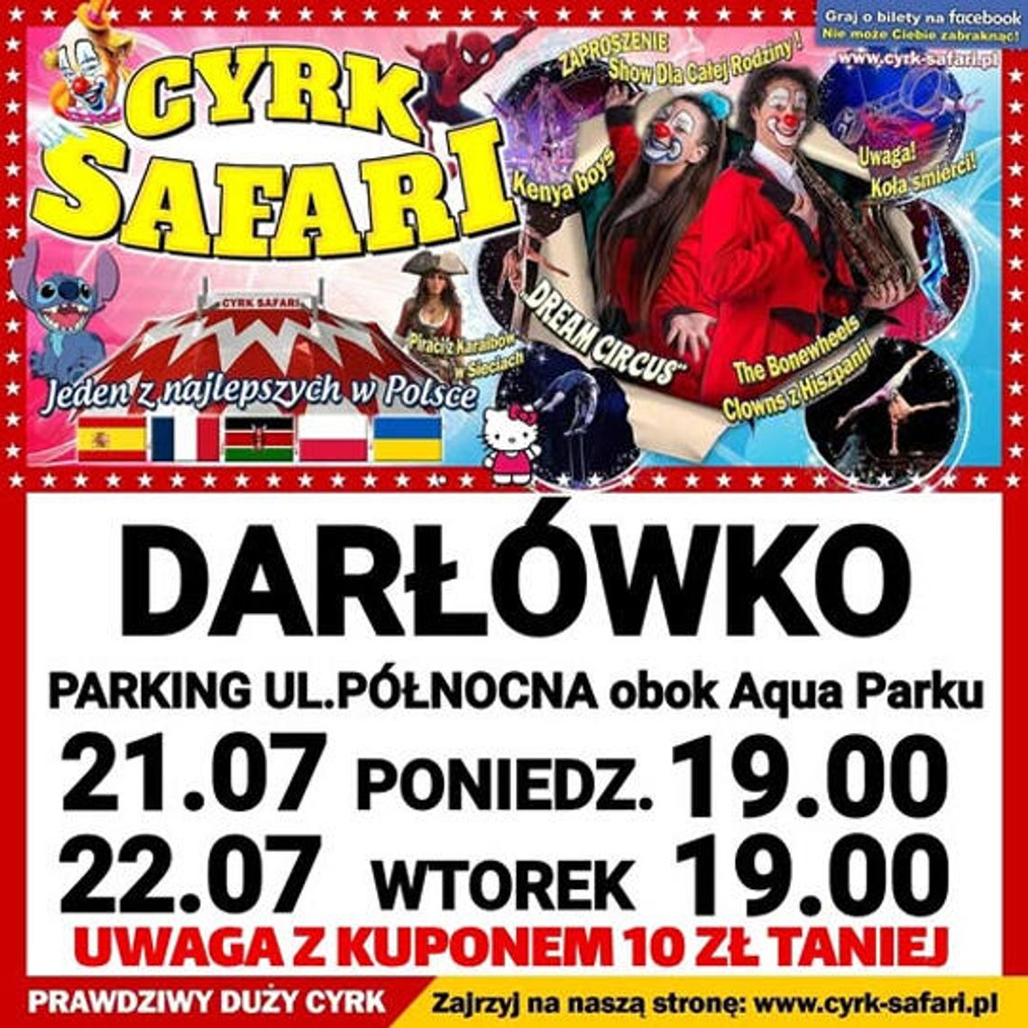 Największy ,,Dream Circus'' w Darłówku !