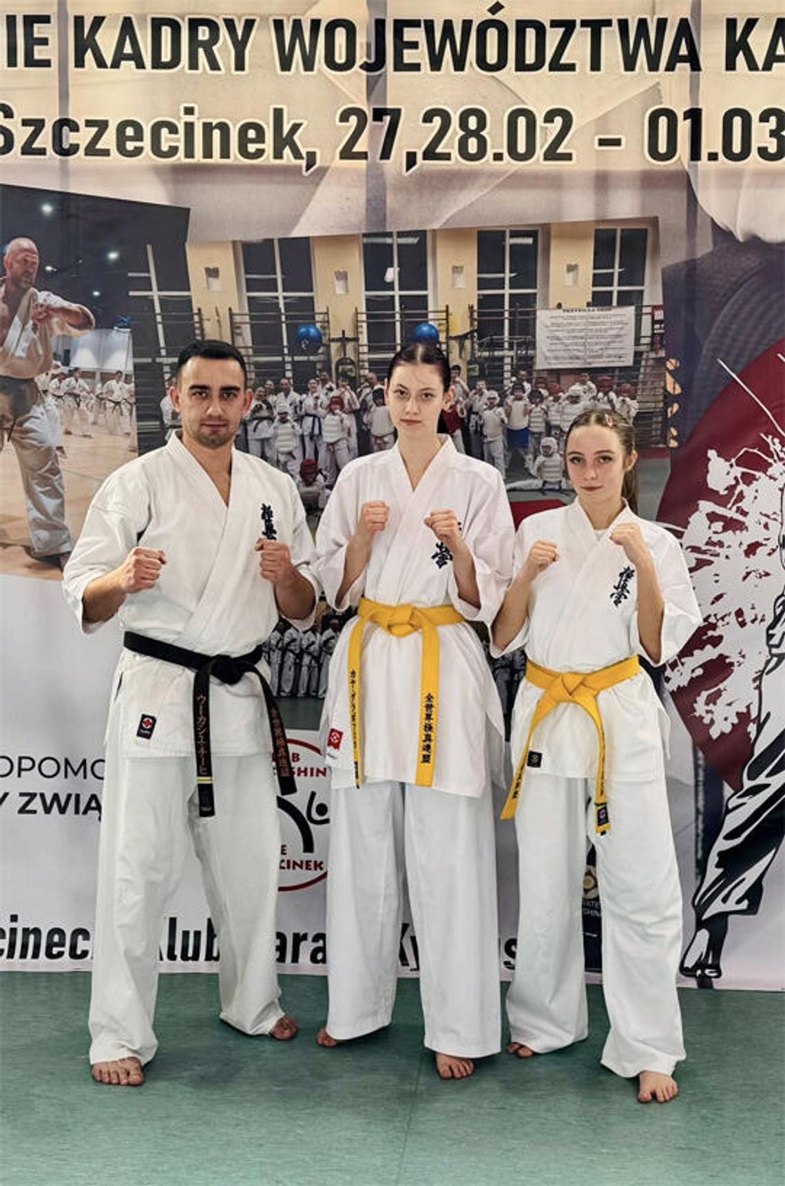 Nasi na mistrzostwach Europy karate kyokushin w Świnoujściu