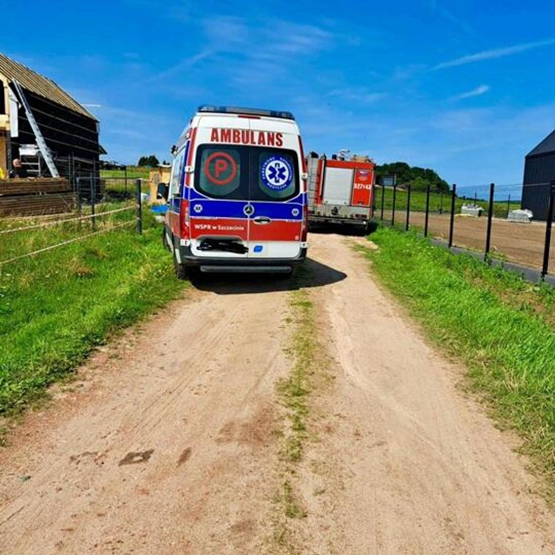 Niebezpieczny wypadek w Rusinowie