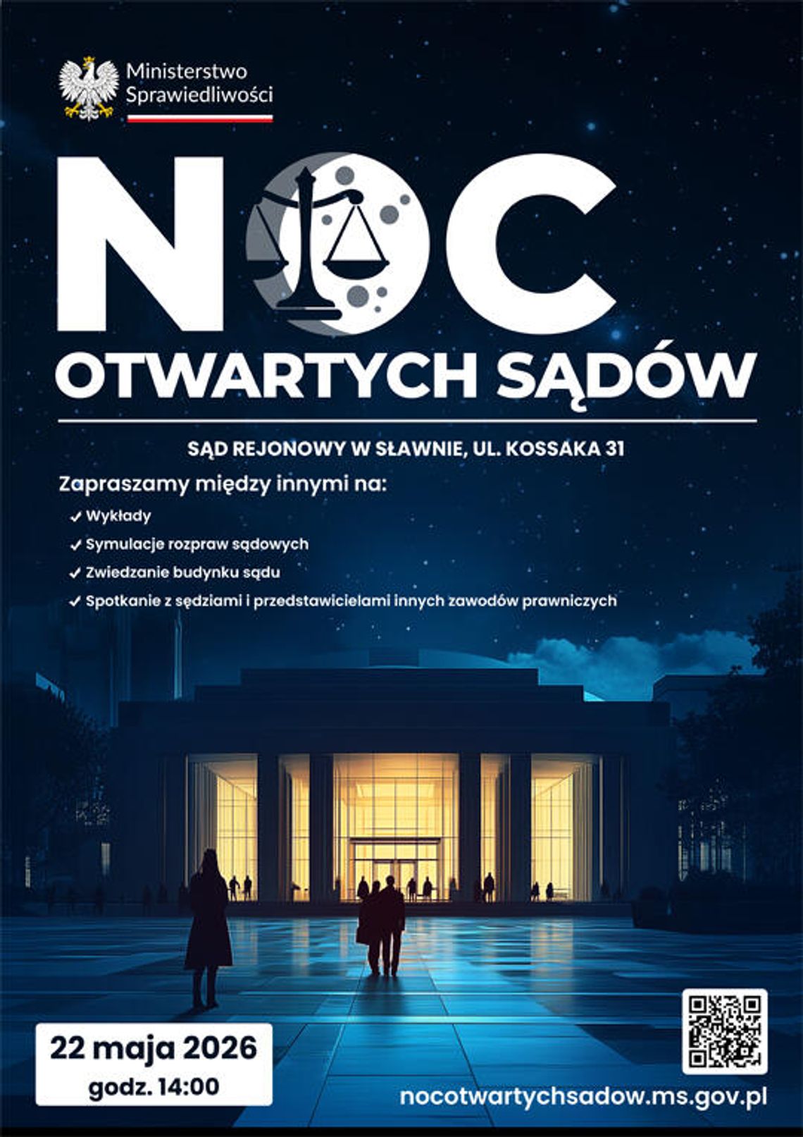 Noc Otwartych Sądów - zgłoś się już teraz! Noc Otwartych Sądów - zgłoś się już teraz!