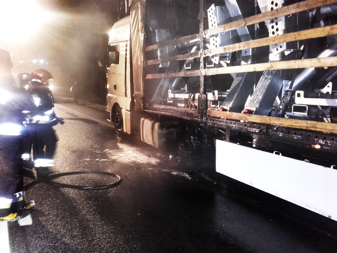 Noskowo: Paliła się ciężarówka