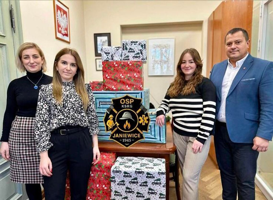 Od strażaków z Janiewic dla dzieciaków
