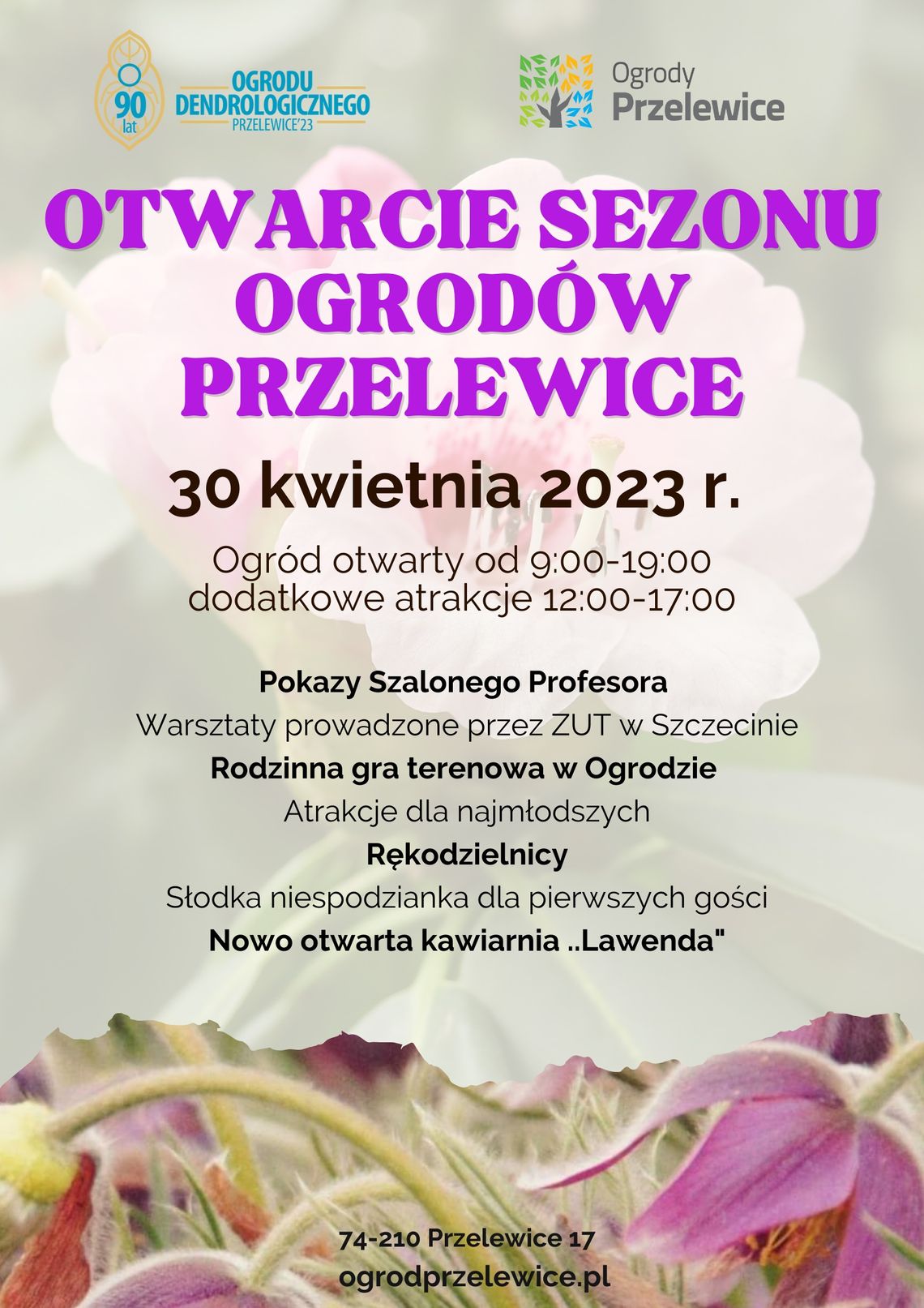 Otwarcie Sezonu Ogrodów Przelewice i Festyn Rodzinny