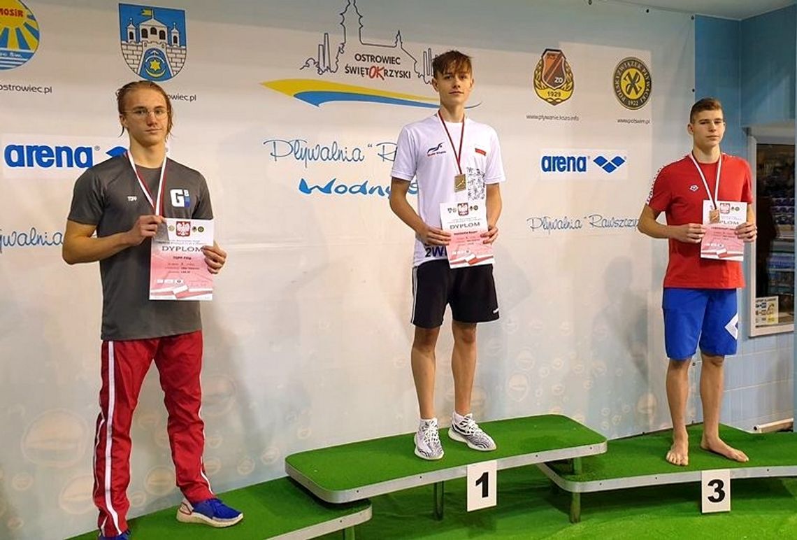Pływanie - Kacper Maksajda rewelacją mistrzostw Polski M14