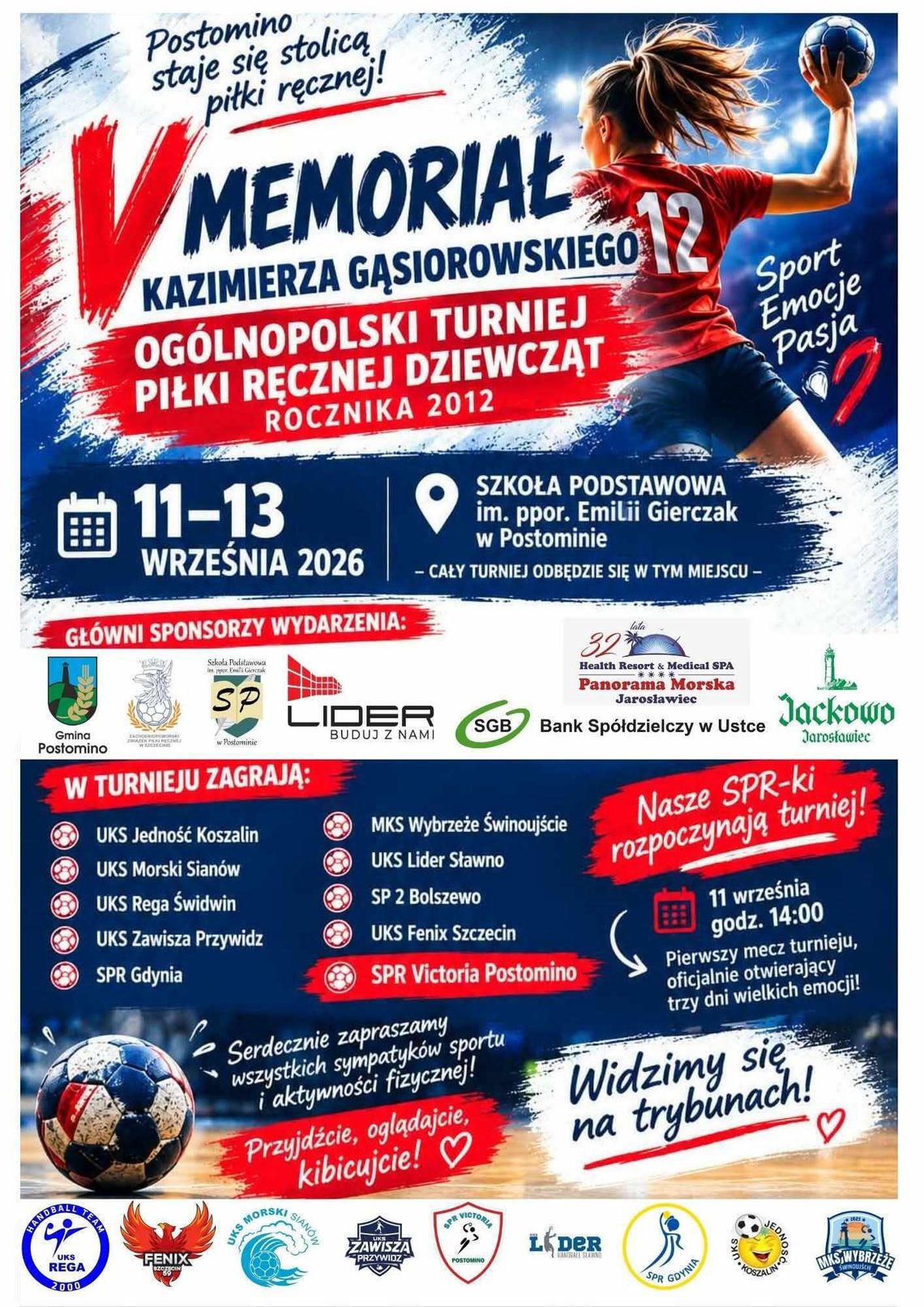 Postomino w najbliższy weekend, stanie się stolicą piłki ręcznej