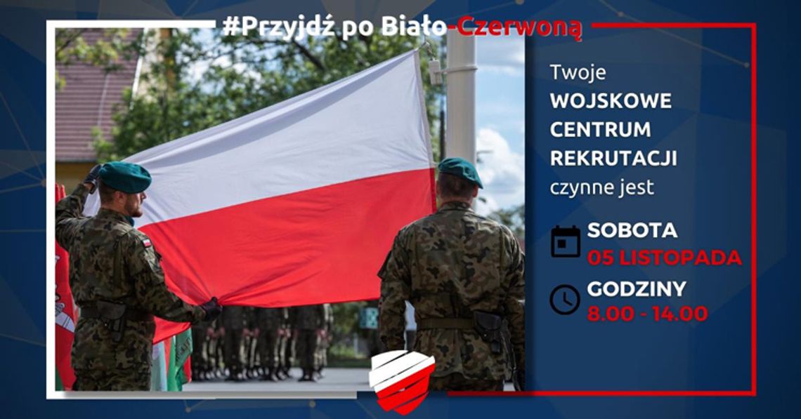 PRZYJDŹ PO BIAŁO-CZERWONĄ. ZGŁOŚ SIĘ DO DZSW