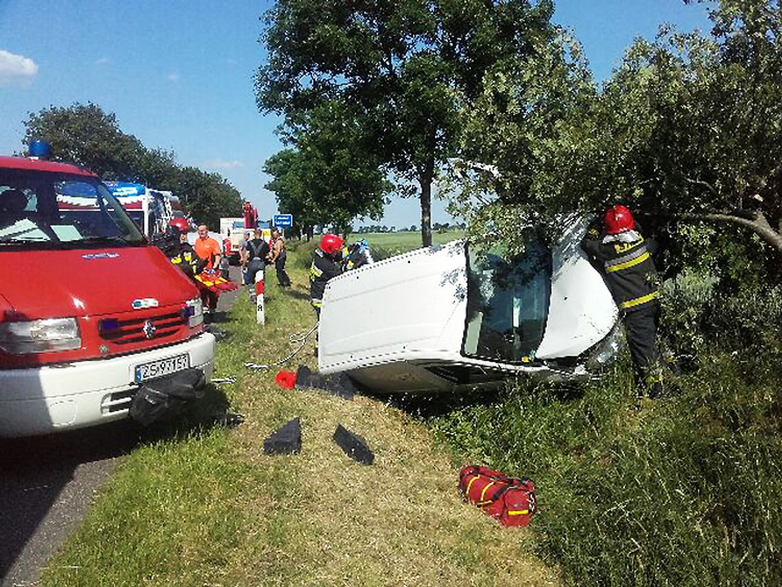 Rzyszczewo-Karwice: Wypadek drogowy, jedna osoba poszkodowana