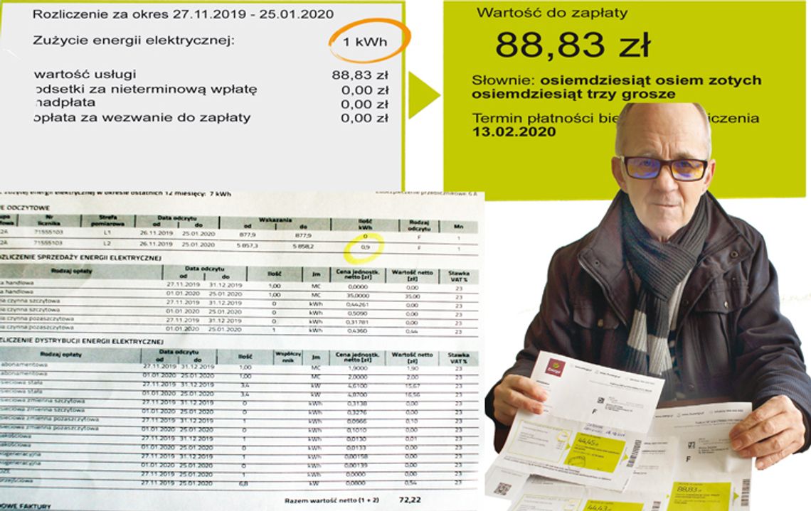 Sławno: 88,83 zł za 1 kWh