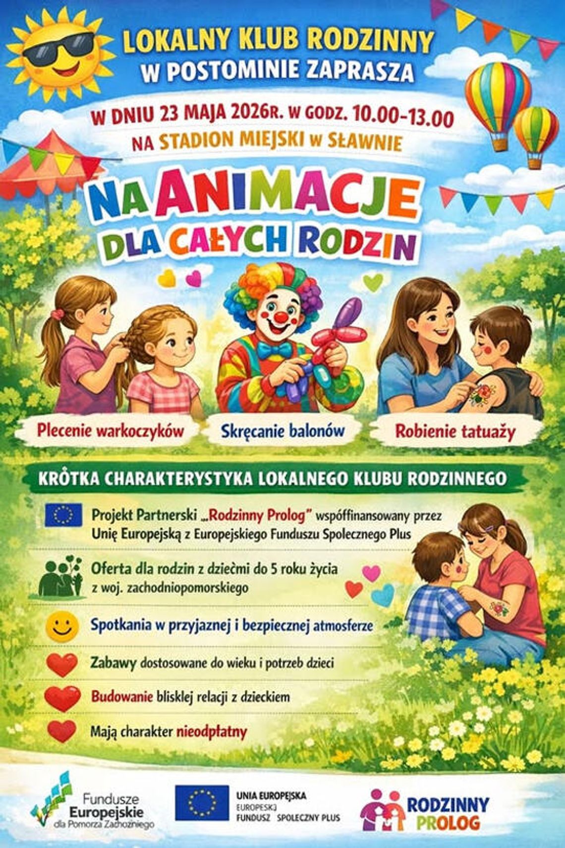 Sławno: Animacje dla dzieci podczas XXVIII Biegu Święców! Sławno: Animacje dla dzieci podczas XXVIII Biegu Święców!