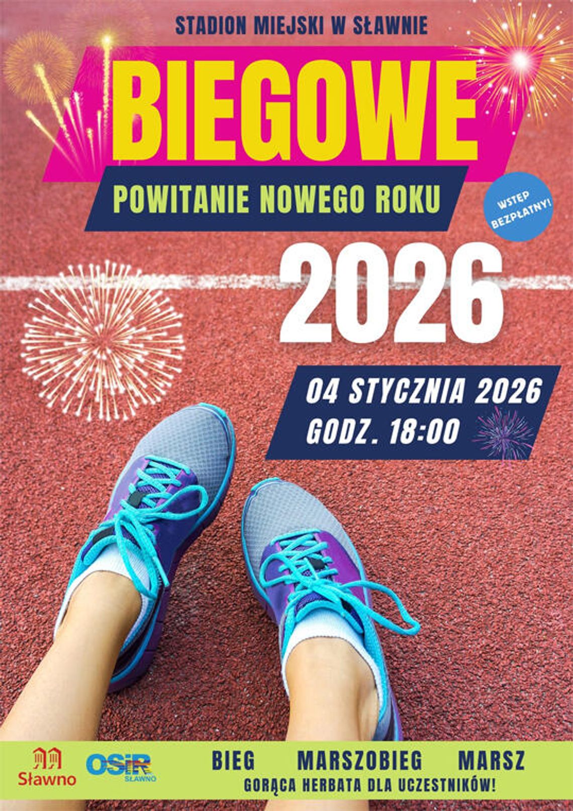 Sławno: Biegowe Powitanie Nowego Roku 2026