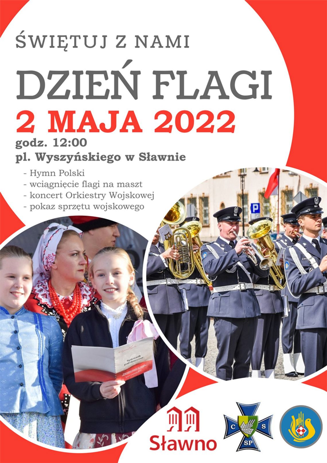 Sławno: Dzień Flagi 2 maja 2022r.