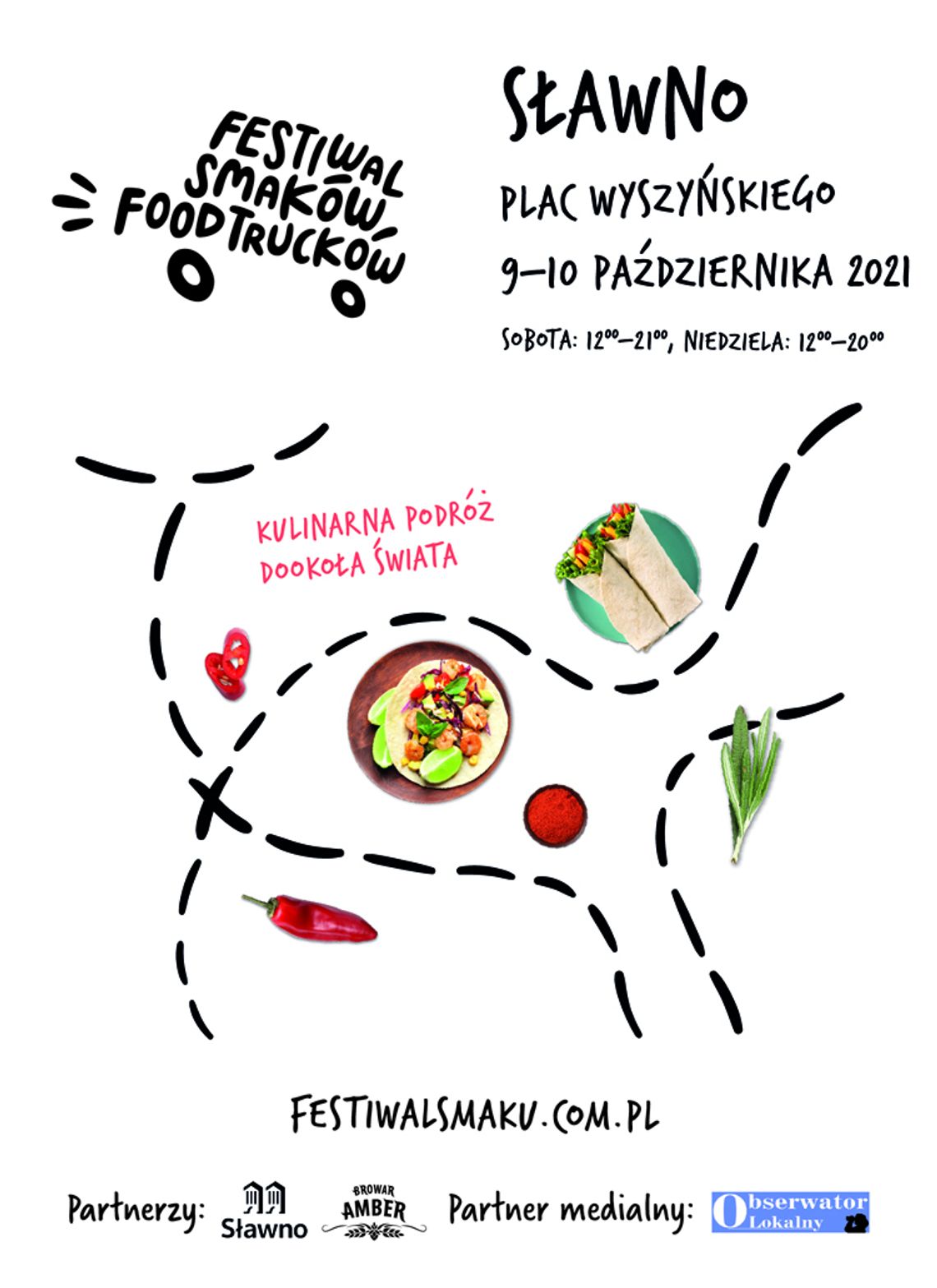 Sławno: Gotowi na kulinarną ucztę? Już w ten weekend na Placu Wyszyńskiego odbędzie się I Festiwal Smaków Food Trucków w Sławnie!