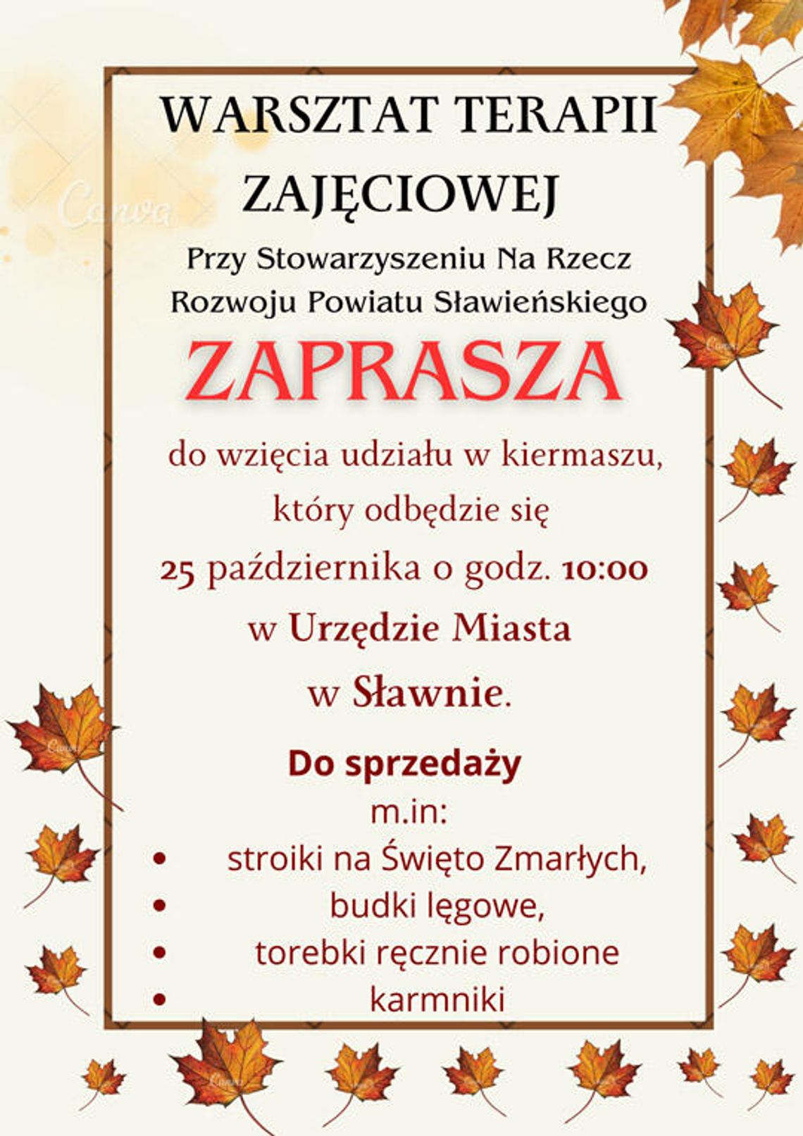 Sławno: Kiermasz w urzędzie