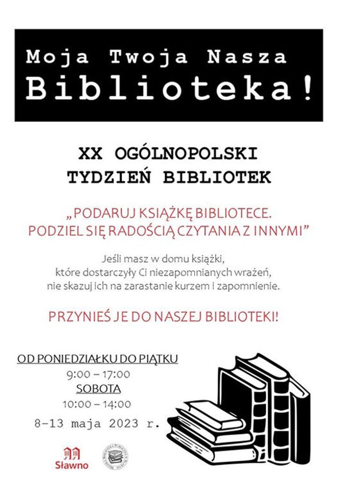 Sławno: Podaruj Książkę Bibliotece