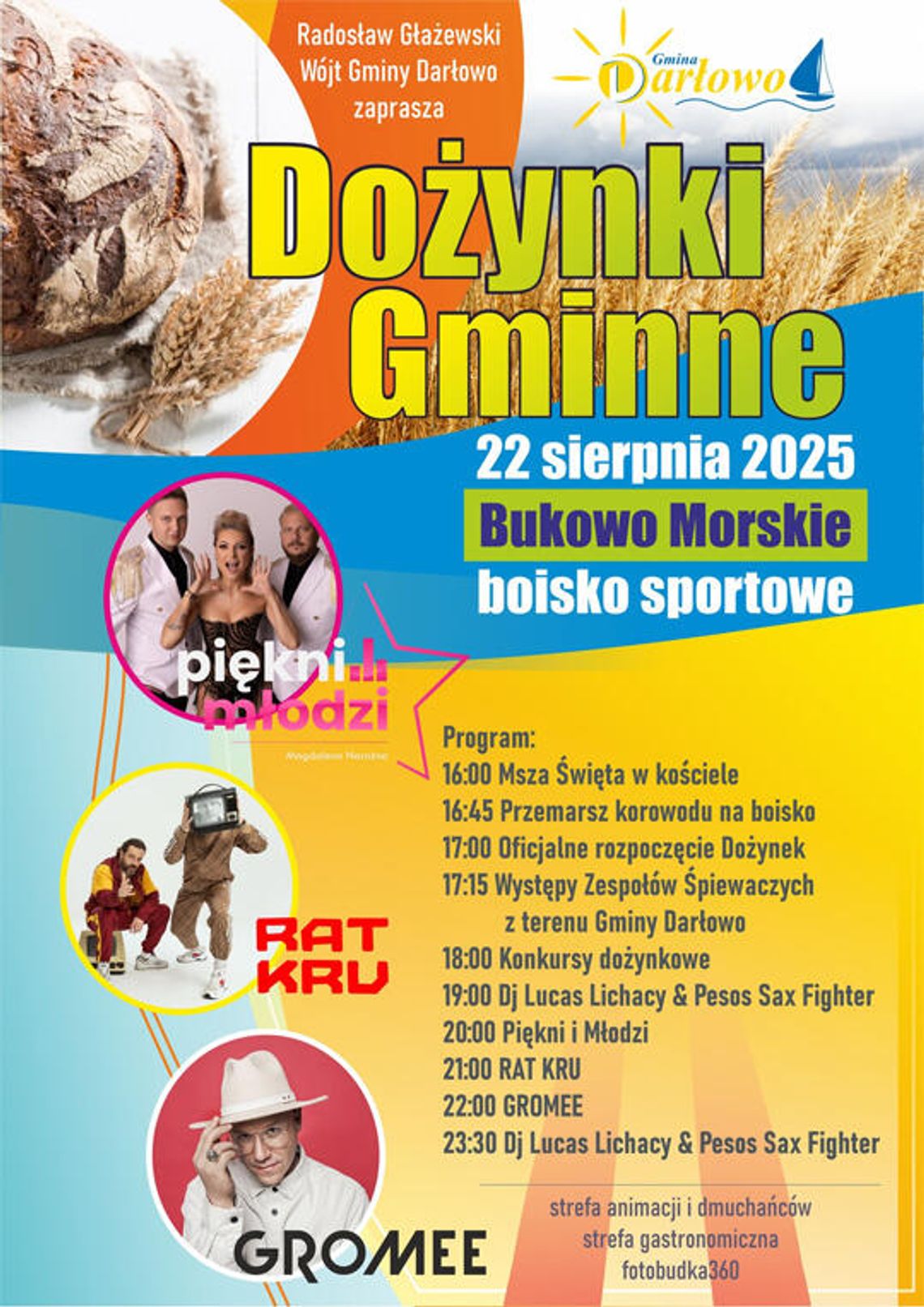 To już dzisiaj - Dożynki w Gminie Darłowo To już dzisiaj - Dożynki w Gminie Darłowo