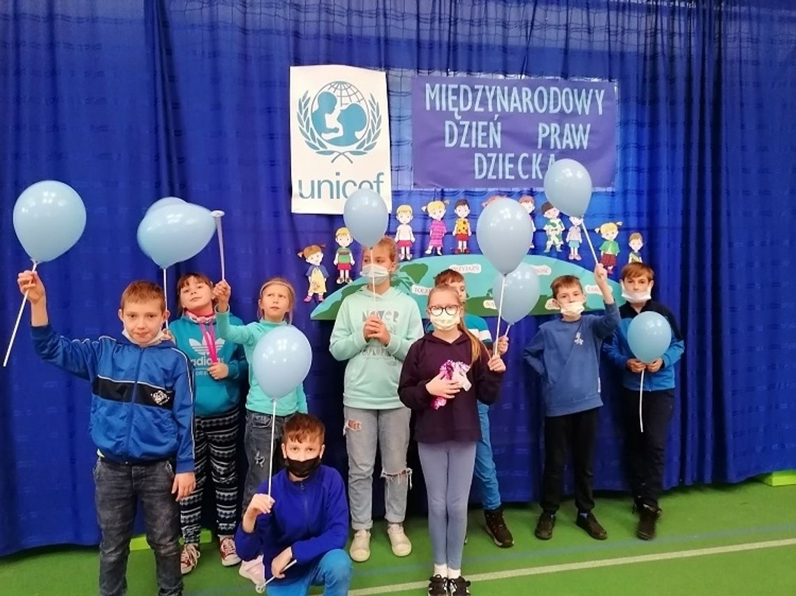 Uczniowie z Lejkowa  świętowali Międzynarodowy Dzień Praw Dziecka 