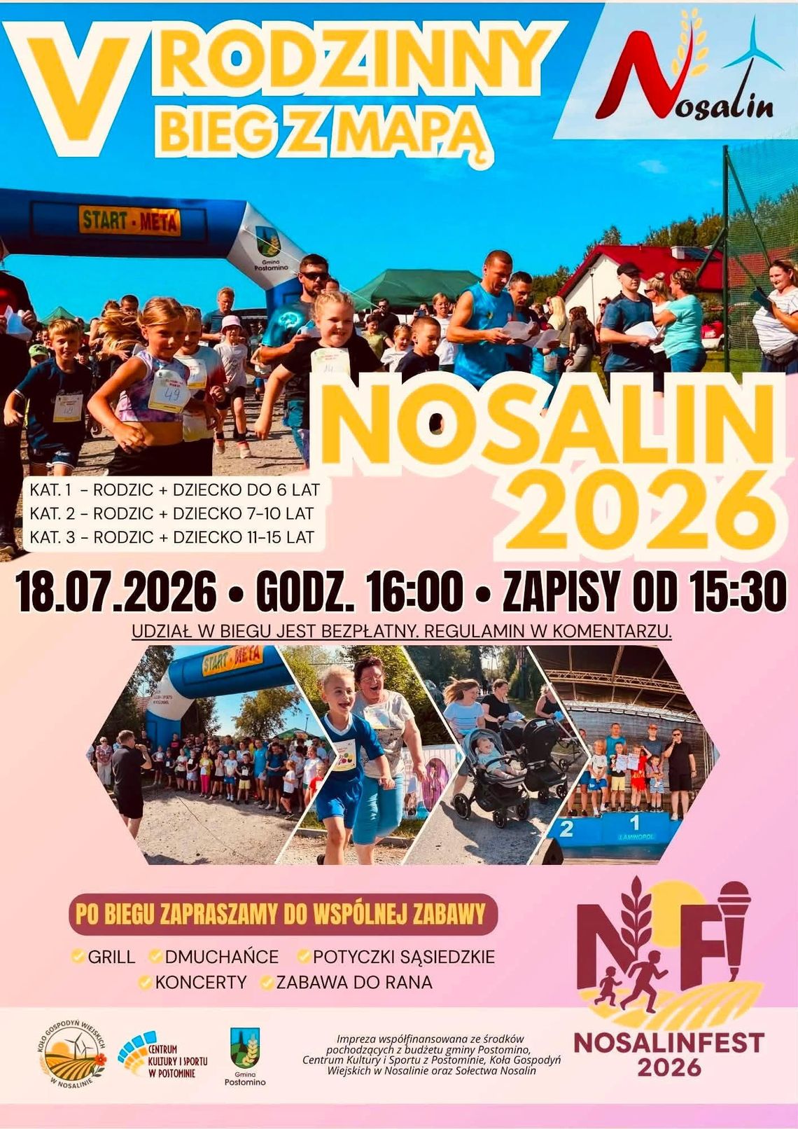 V Rodzinny Bieg z Mapą „Nosalin 2026”! V Rodzinny Bieg z Mapą „Nosalin 2026”!