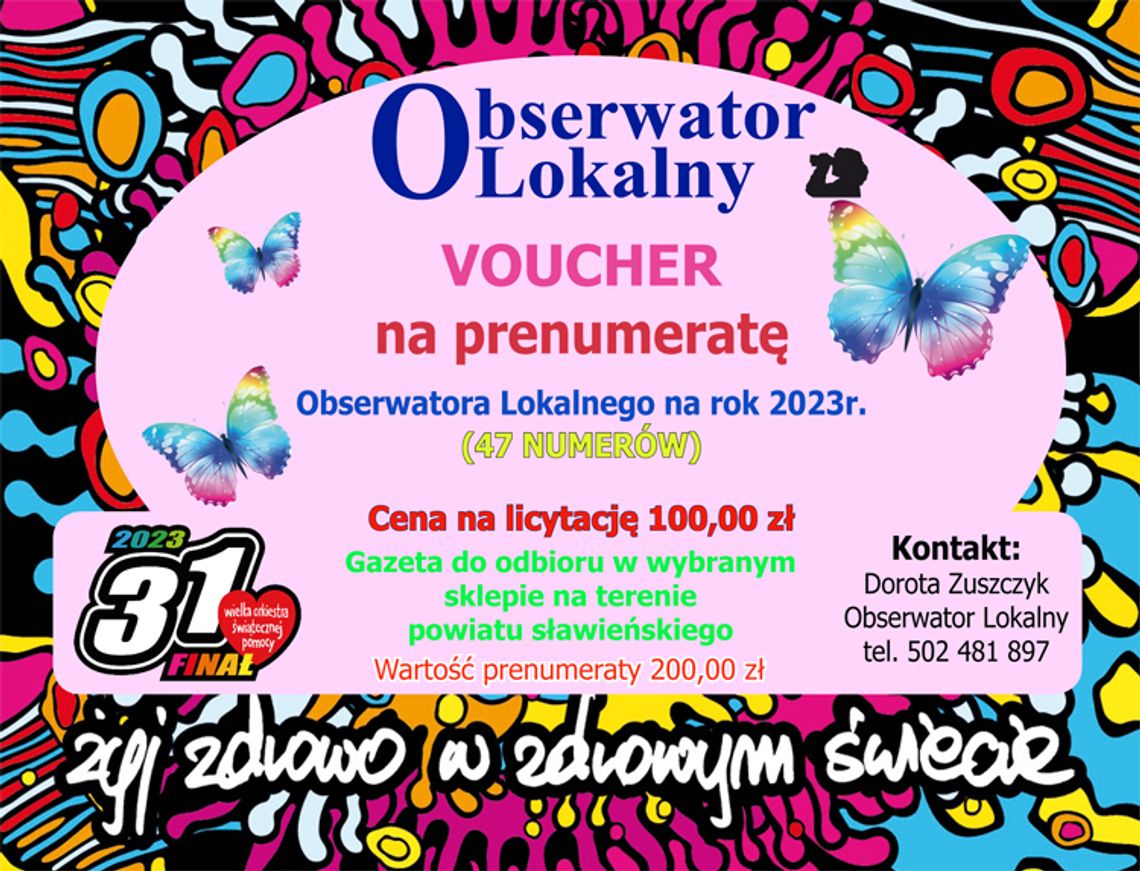 Voucher na prenumeratę Obserwatora Lokalnego