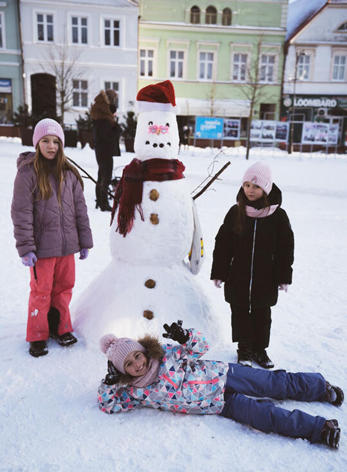 W Darłowie lepili bałwany W Darłowie lepili bałwany