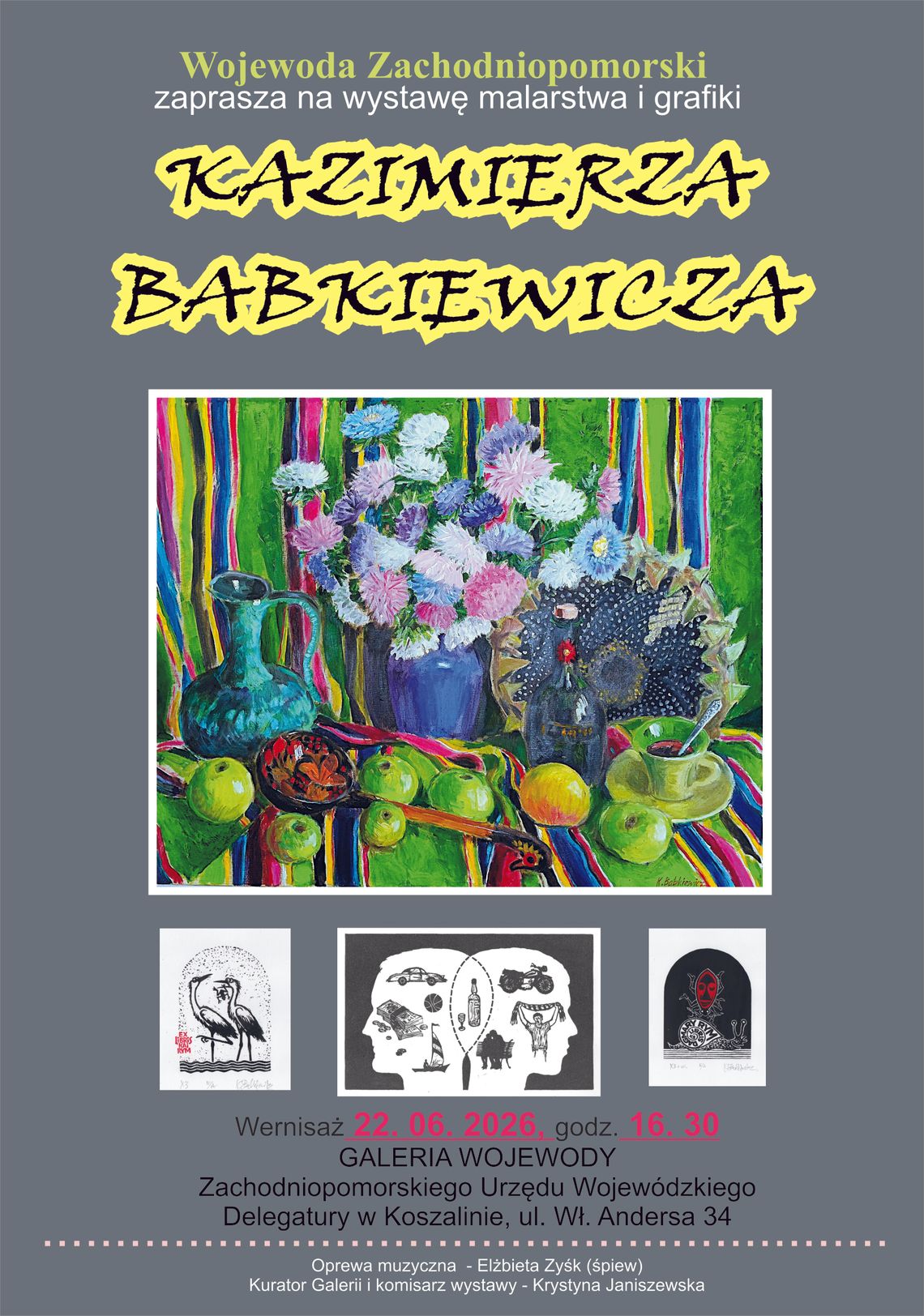 W Koszalinie otwarcie wystawy malarstwa i grafiki Kazimierza Babkiewicza. W Koszalinie otwarcie wystawy malarstwa i grafiki Kazimierza Babkiewicza.