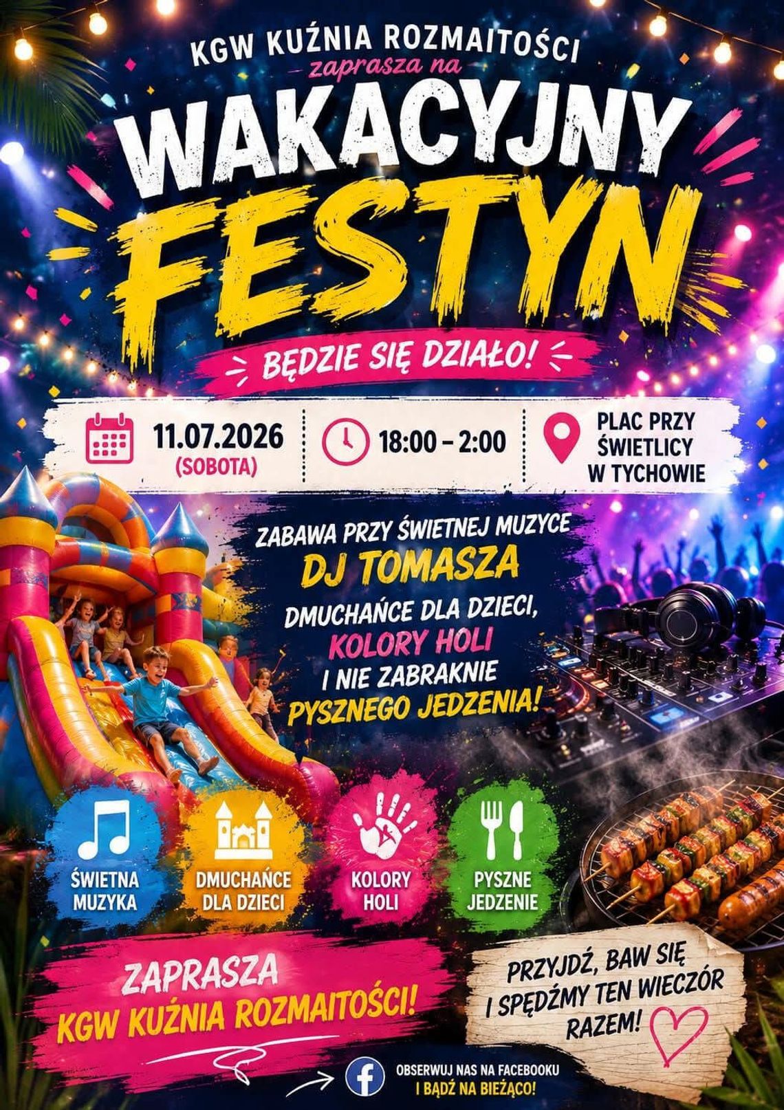 Wakacyjny Festyn w Tychowie już 11 lipca Wakacyjny Festyn w Tychowie już 11 lipca