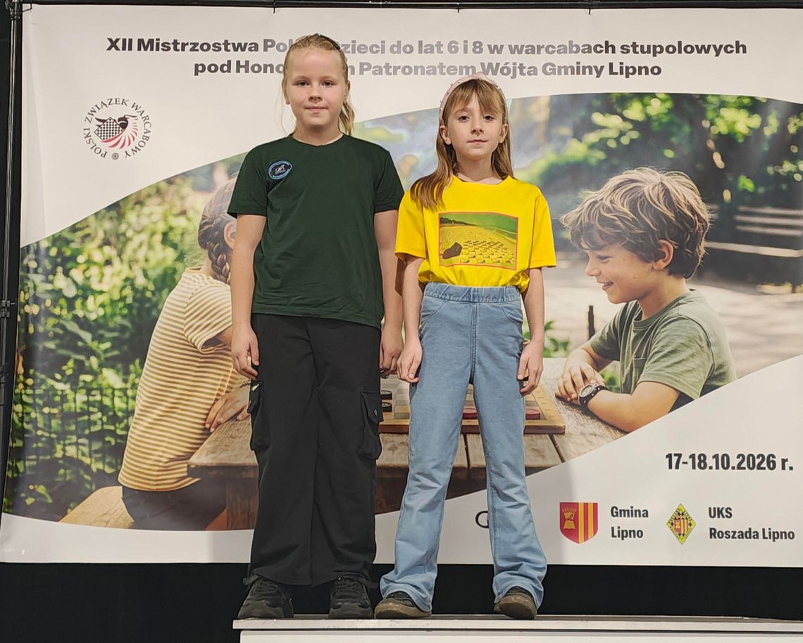 Wanessa i Zofia w czołówce mistrzostw Polski w warcabach stupolowych do lat 8 Wanessa i Zofia w czołówce mistrzostw Polski w warcabach stupolowych do lat 8
