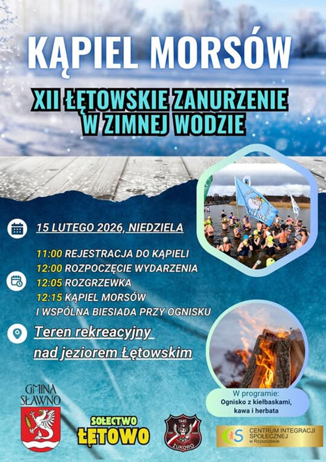 XII Łętowskie Zanurzenie w Zimnej Wodzie