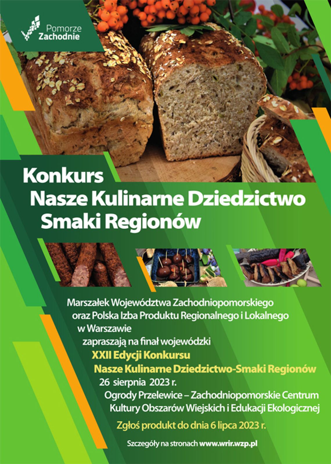 Zachodniopomorskie smaki poszukiwane. Rusza konkurs „Nasze Kulinarne Dziedzictwo – Smaki Regionów”