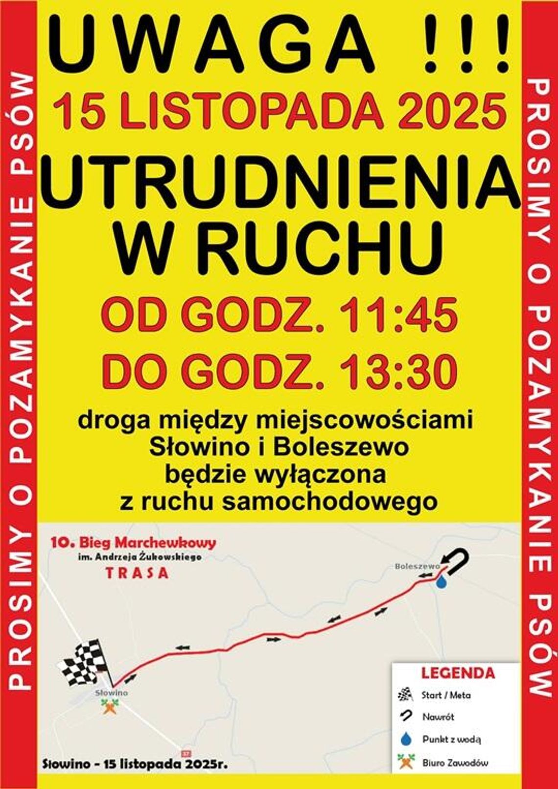 Zamknięcie drogi powiatowej Zamknięcie drogi powiatowej
