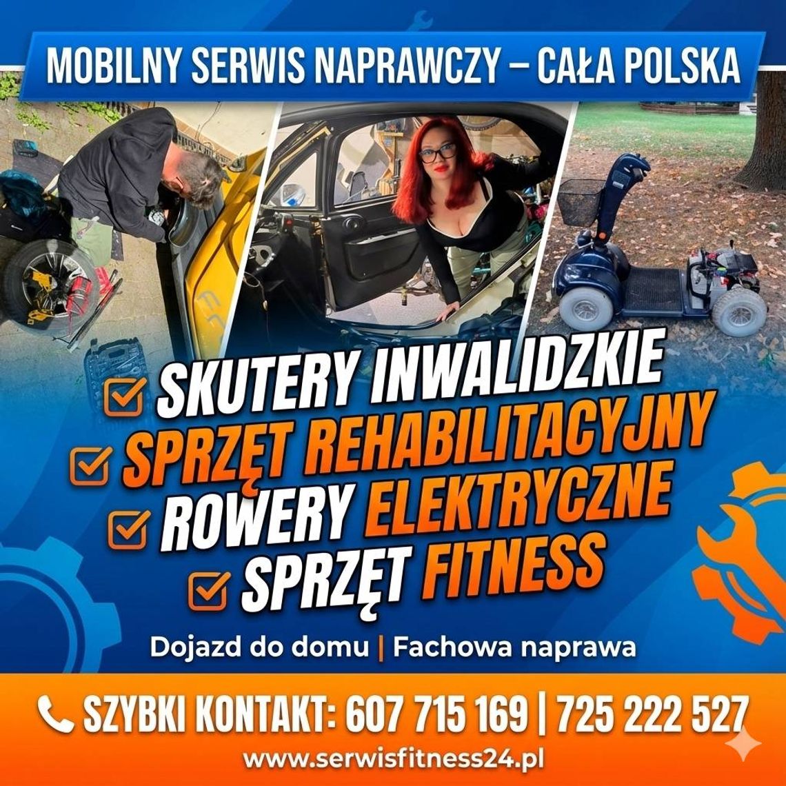 Naprawy skuterów inwalidzkich, rowerów i sprzętu rehabilitacyjnego Naprawy skuterów inwalidzkich, rowerów i sprzętu rehabilitacyjnego