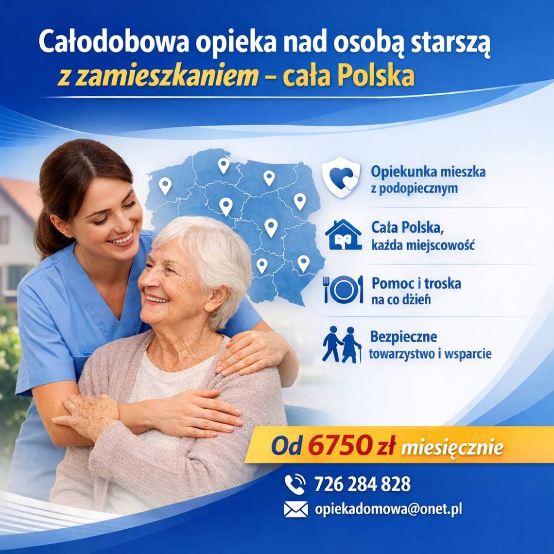 Opieka nad osobą starszą z zamieszkaniem - cała Polska, opiekun z zamieszkaniem Opieka nad osobą starszą z zamieszkaniem - cała Polska, opiekun z zamieszkaniem