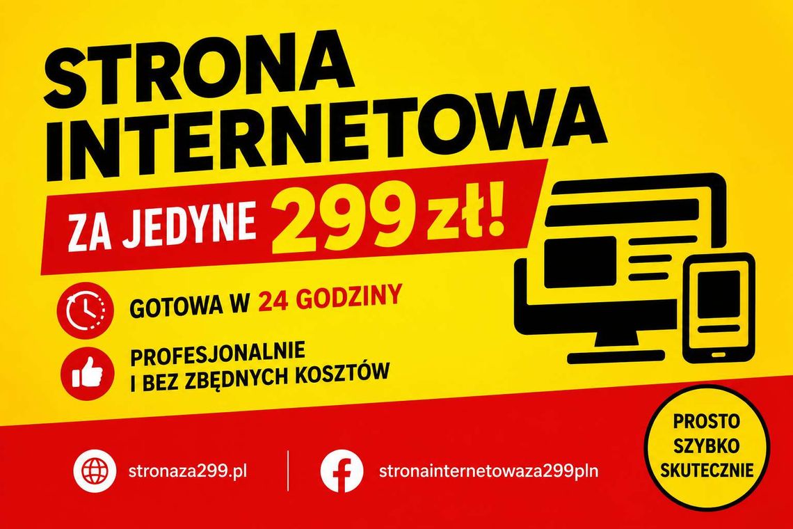 Strony internetowe dla działalności gospodarczej od 299 pln Strony internetowe dla działalności gospodarczej od 299 pln