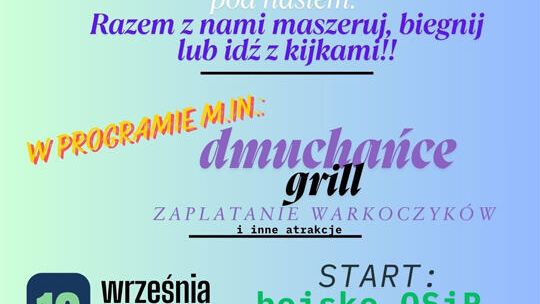 Darłowo: 60-lecie “Trójki” pod hasłem: RAZEM Z NAMI MASZERUJ, BIEGNIJ LUB IDŹ Z KIJAMI